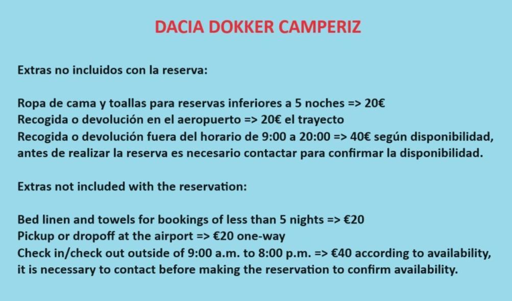 Hotel Dacia Dokker Camperiz PMI Exterior foto